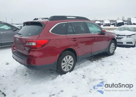 2015 Subaru Outback 2.5I Premium z USA, uszkodzony, nr VIN 4S4BSACC4F3233543